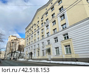 1-й Коптельский переулок, дом 20, Москва. Дом 2007 года постройки. Стоковое фото, фотограф Овчинникова Ирина / Фотобанк Лори