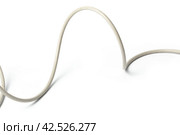 DVI wire isolated on white background. Стоковое фото, фотограф Сергей Толмачёв / Фотобанк Лори