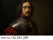Venerable Medieval duke portrait. Generate Ai. Стоковое AI-изображение, AI-художник Иван Рябоконь / Фотобанк Лори