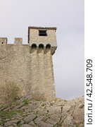Республика Сан-Марино. Третья башня на горе Титано. (2010 год). Стоковое фото, фотограф Ерохин Дмитрий Викторович / Фотобанк Лори
