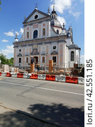 Фарный костёл Тела Господня в Несвиже. Беларусь (2023 год). Редакционное фото, фотограф Курносов Александр Юрьевич / Фотобанк Лори