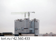 Демонтаж Дома Советов. Калининград (2023 год). Редакционное фото, фотограф Сергей Афанасьев / Фотобанк Лори