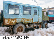 ГАЗ-66 — советский и российский среднетоннажный грузовой автомобиль повышенной проходимости. Стоковое фото, фотограф Руслан Лесков / Фотобанк Лори