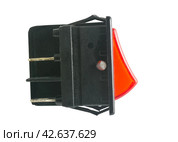 Выключатель на белом фоне. Switch on white background. Стоковое фото, фотограф Татьяна Д / Фотобанк Лори