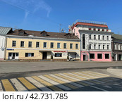 Москва, Добровольческая улица, дом 12, улица Александра Солженицына, дом 44- исторические здания конца 19 века. Редакционное фото, фотограф Овчинникова Ирина / Фотобанк Лори