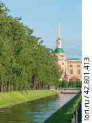 Лебяжья канавка в Санкт-Петербурге (2011 год). Стоковое фото, фотограф Александр Алексеев / Фотобанк Лори