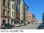 Санкт-Петербург. Район Красноармейских улиц - бывших Рот Лейб-гвардии Измайловского полка (2024 год). Редакционное фото, фотограф Александр Алексеев / Фотобанк Лори