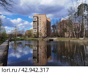 Эстермановский пруд в Мытищах (2024 год). Стоковое фото, фотограф Максим Гулячик / Фотобанк Лори