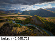 Река Аргут, Горный Алтай. Стоковое фото, фотограф Диков Рустем / Фотобанк Лори
