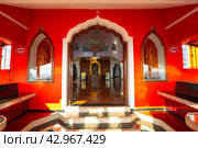 Maruti Temple (Hanuman Temple) in Panjim (2017 год). Редакционное фото, фотограф Олег Жуков / Фотобанк Лори