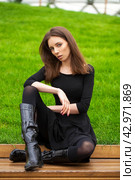 Portrait of a young beautiful girl. Стоковое фото, фотограф Андрей Аркуша / Фотобанк Лори