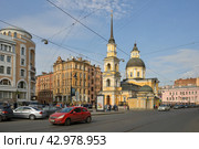Санкт-Петербург. Вид на церковь свв. Симеона и Анны (2013 год). Стоковое фото, фотограф Александр Алексеев / Фотобанк Лори
