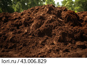 Clayey Pile soil ground. Generate Ai. Стоковое AI-изображение, AI-художник Иван Рябоконь / Фотобанк Лори