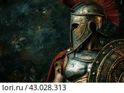 Ancient greek warrior war. Generate Ai. Стоковое AI-изображение, AI-художник Иван Рябоконь / Фотобанк Лори