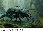 Mystical Arthropod antient fantasy image. Generate Ai. Стоковое AI-изображение, AI-художник Иван Рябоконь / Фотобанк Лори