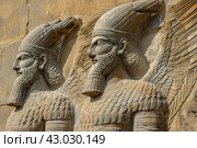 Ancient Old wall painted with Assyrian queens. Generate ai. Стоковое AI-изображение, AI-художник Иван Рябоконь / Фотобанк Лори