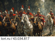 Relentless Ancient rome army. Generate Ai. Стоковое AI-изображение, AI-художник Иван Рябоконь / Фотобанк Лори