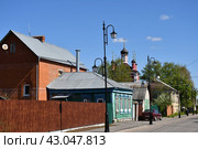Церковь Бориса и Глеба в Запрудах на улице Большая Запрудная, город Коломна (2024 год). Редакционное фото, фотограф Natalia Sidorova / Фотобанк Лори