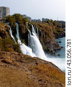 Lower Duden Waterfalls, Antalya, Turkiye (2024 год). Стоковое фото, фотограф Татьяна Кахилл / Фотобанк Лори