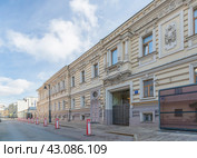 Городская усадьба В.В. Думнова–Н.Л. Маркова Калашный пер., д. 6, Москва (2024 год). Редакционное фото, фотограф Владимир Чинин / Фотобанк Лори