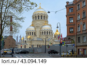 Церковь Милующей иконы Божией Матери после реставрации. Санкт-Петербург (2024 год). Редакционное фото, фотограф Ольга Визави / Фотобанк Лори