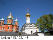 Moscow, Russia, May 3, 2024, Donskoy Monastery and Donskoye Cemetery in Moscow. Редакционное фото, фотограф Александр Поташев / Фотобанк Лори