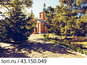 Крым, Орджоникидзе, Феодосия, православный храм, Храм Стефана Сурожского (2024 год). Стоковое фото, фотограф Андрей Макаренко / Фотобанк Лори