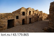 Fortified Berber settlement Gsar al-Dagaghra in Tunisia. Стоковое фото, фотограф Яков Филимонов / Фотобанк Лори