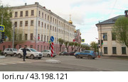 Город Киров, Театральная площадь, весна (2024 год). Редакционное видео, видеограф Алексей Сергеев / Фотобанк Лори