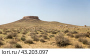 The ruins of an ancient Zoroastrian Tower of Silence (2022 год). Стоковое фото, фотограф Юлия Белоусова / Фотобанк Лори