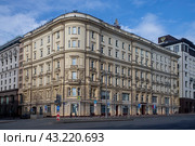 Россия. Москва. Гостиница Дюссо (2022 год). Редакционное фото, фотограф Литвяк Игорь / Фотобанк Лори