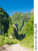 Karmadon Gorge. North Ossetia - Alania. Caucasus. Russia. Стоковое фото, фотограф Константин Лабунский / Фотобанк Лори