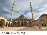 Akhmad Kadyrov Mosque (2021 год). Редакционное фото, фотограф Юлия Белоусова / Фотобанк Лори