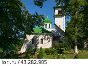 Holy Trinity Church in St. Michael's Monastery (Mikhailo-Athos Zakubanskaya Desert) in the village of Pobeda, Republic of Adygea, Russia. Стоковое фото, фотограф Ula Ulachka / Фотобанк Лори