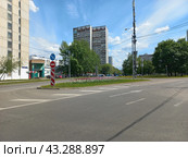 Саянская улица. Район Ивановское. Город Москва (2023 год). Редакционное фото, фотограф lana1501 / Фотобанк Лори