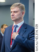 Олег Белозёров. Генеральный директор — председатель правления ОАО «Российские железные дороги» (РЖД). (2024 год). Редакционное фото, фотограф Александр Тарасенков / Фотобанк Лори