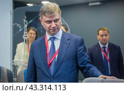 Олег Белозёров. Генеральный директор — председатель правления ОАО «Российские железные дороги» (РЖД). (2024 год). Редакционное фото, фотограф Александр Тарасенков / Фотобанк Лори