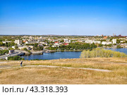 Панорама города с Лисьей (Лысой) горы.  Город Нижний Тагил. Свердловская область (2016 год). Стоковое фото, фотограф Александр Тараканов / Фотобанк Лори