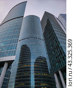Москва-Сити (2021 год). Стоковое фото, фотограф Илья Канашкин / Фотобанк Лори