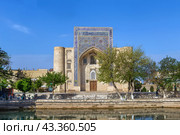 Nadir Divanbegi Khanaka, Bukhara, Uzbekistan (2023 год). Стоковое фото, фотограф Boris Breytman / Фотобанк Лори