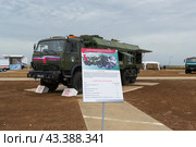 Средняя Ахтуба, Волгоградская область, Россия. Военная техника. Мобильная электростанция АД-30-АИ на шасси тяжёлого четырёхосного армейского грузовика КАМАЗ. (2022 год). Редакционное фото, фотограф Андрей Цыганков / Фотобанк Лори