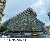 Дом Баронессы Таубе, Пушкинская 20 город Санкт-Петербург, стройка 18.06.2024. Редакционное фото, фотограф Татьяна Терехина / Фотобанк Лори