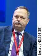 Россия. Санкт-Петербург. Ректор МГТУ имени Баумана Михаил Гордин. Петербургский международный экономический форум. Russia. Saint-Petersburg. Rector of Bauman Moscow State Technical University Mikhail Gordin. St. Petersburg International Economic Forum. (2024 год). Редакционное фото, фотограф Алексей Смышляев / Фотобанк Лори