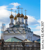 Храм Святителя Николая в Пыжах. Москва (2017 год). Стоковое фото, фотограф Василий Мальцев / Фотобанк Лори