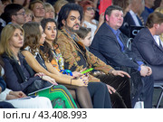 Киркоров Филипп Бедросович на показе моды. (2013 год). Редакционное фото, фотограф Андрей Дегтярёв / Фотобанк Лори