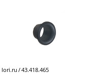 Metal eyelet isolated on a white background. Стоковое фото, фотограф Елена  Попкова / Фотобанк Лори