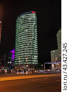 Berlin / Germany - 08 Sep 2015: The building in Potsdamer Platz, Berlin, Germany. Редакционное фото, фотограф Сергей Стрелков / Фотобанк Лори