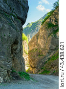 Karmadon Gorge. North Ossetia - Alania. Caucasus. Russia. Стоковое фото, фотограф Константин Лабунский / Фотобанк Лори