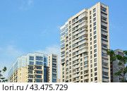 Жилой комплекс RiverSky в Москве. Корпуса 6 и 8. Застройщик — группа компаний «Инград». (2024 год). Редакционное фото, фотограф Александр Замараев / Фотобанк Лори