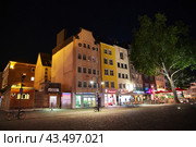 Cologne / Germany - 10 Sep 2015: The vintage house, Cologne, Germany. Редакционное фото, фотограф Сергей Стрелков / Фотобанк Лори